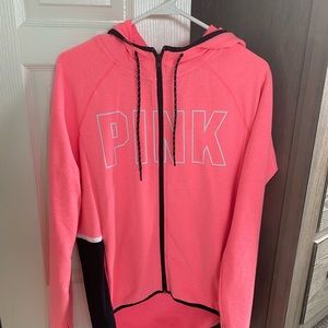 NWT Victoria’s Secret Pink high low hoodie XS